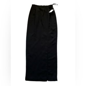Adrianna Papell Long Black Evening Skirt Size 4